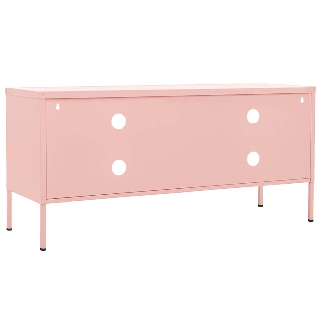 vidaXL TV Cabinet 105x35x50 cm Steel Olive Green