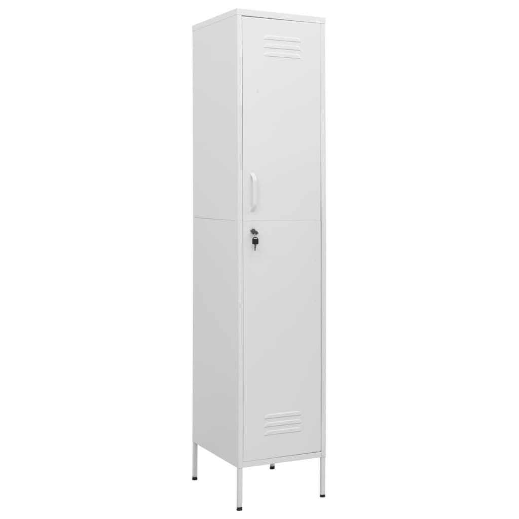 vidaXL Lockerkast 35x46x180 cm staal olijfgroen