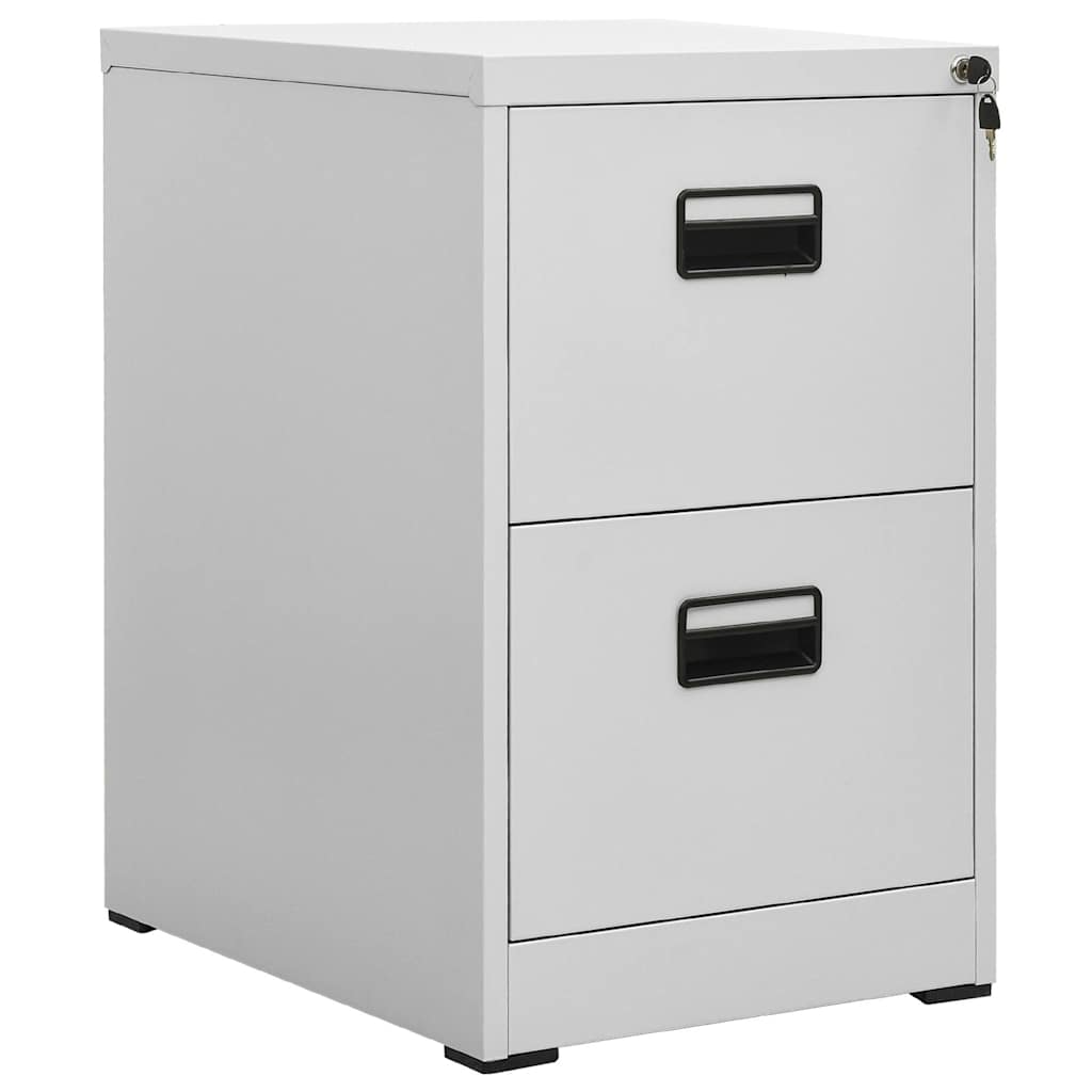vidaXL Archiefkast 46x62x72,5 cm staal wit