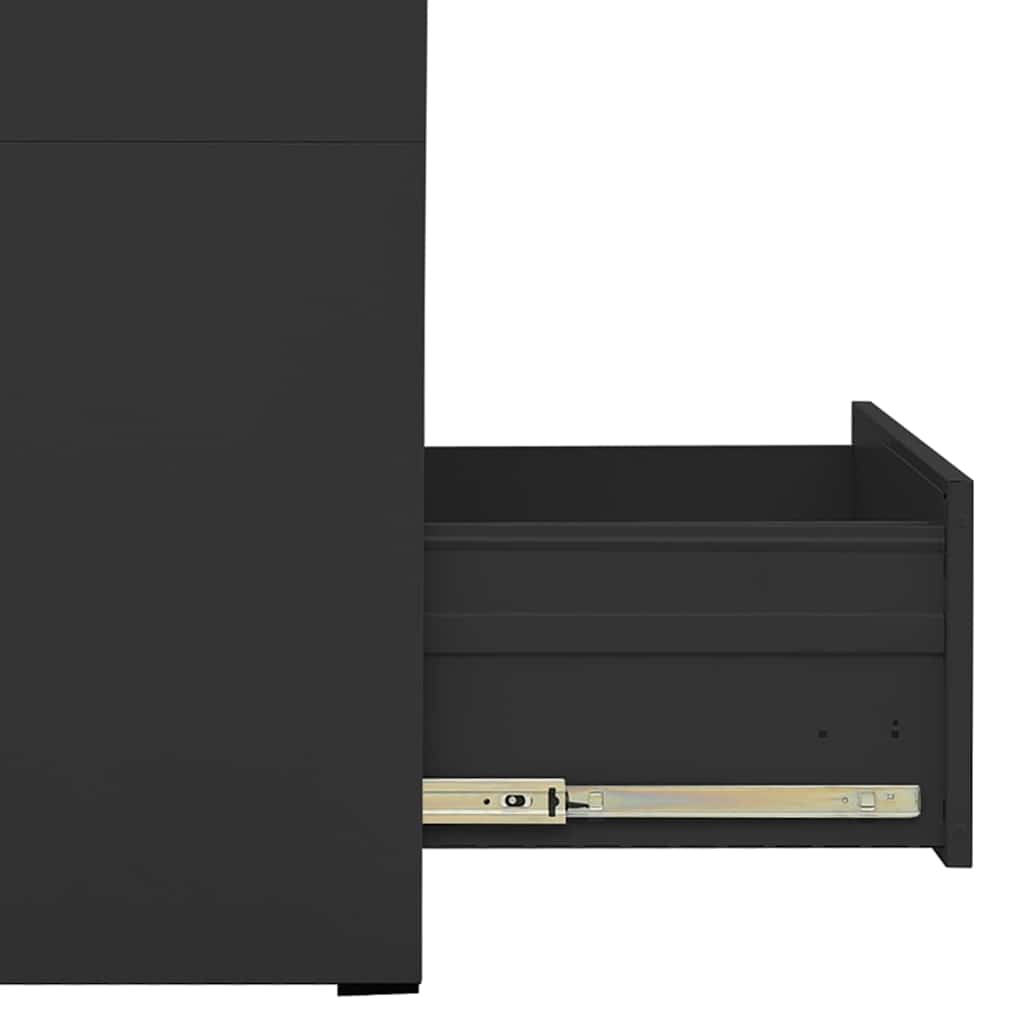 vidaXL Archiefkast 46x62x72,5 cm staal wit