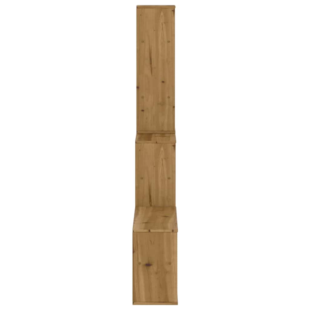 vidaXL 4-piece TV cabinet with storage "ODDA" solid pine wood