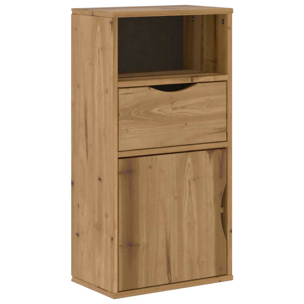 vidaXL 4-piece TV cabinet with storage "ODDA" solid pine wood