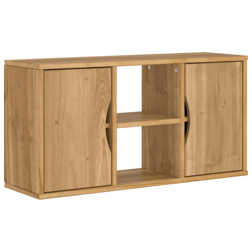 vidaXL 4-piece TV cabinet with storage "ODDA" solid pine wood