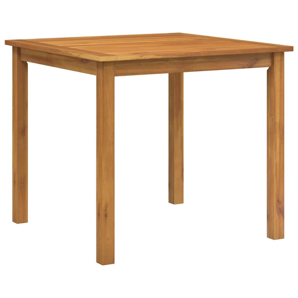 vidaXL Tuin Eettafel Set 3 pcs Zwart Massief Acacia Hout
