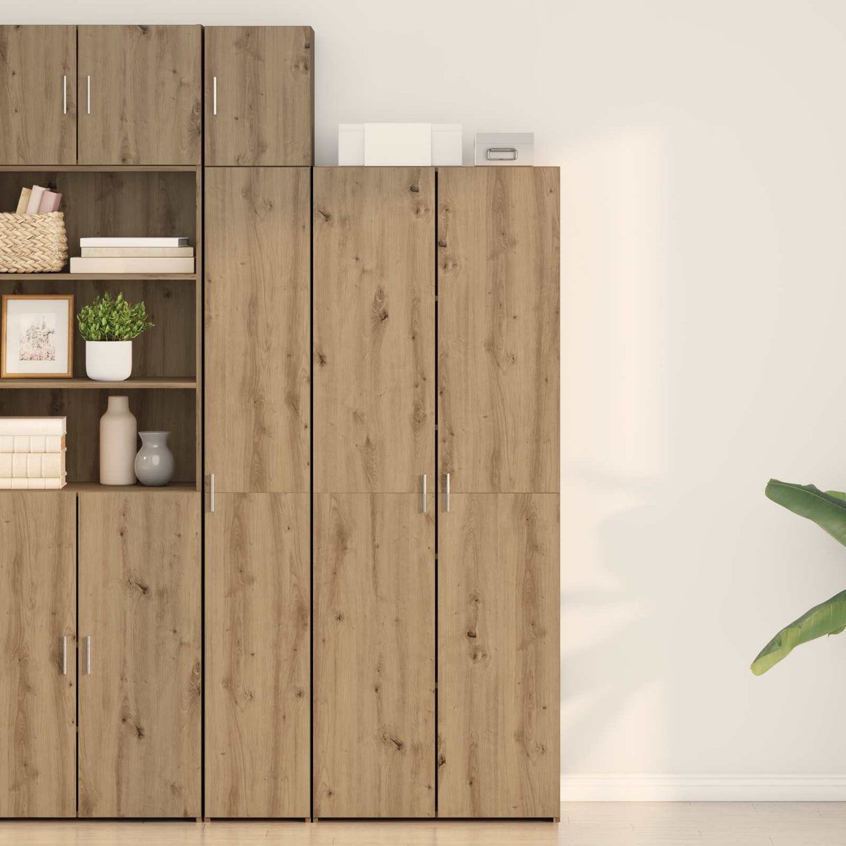 vidaXL Highboard Oud hout 70 x 42.5 x 185 cm Bewerkt hout
