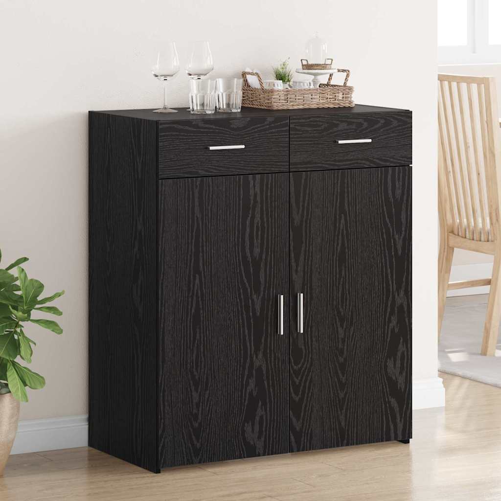 vidaXL Opbergkast met lade Oud hout 80 x 42,5 x 93,5 cm Bewerkt hout