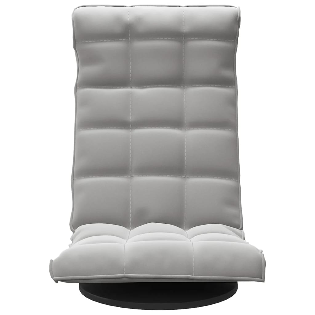 vidaXL Swivel Floor Chair Velvet Blue