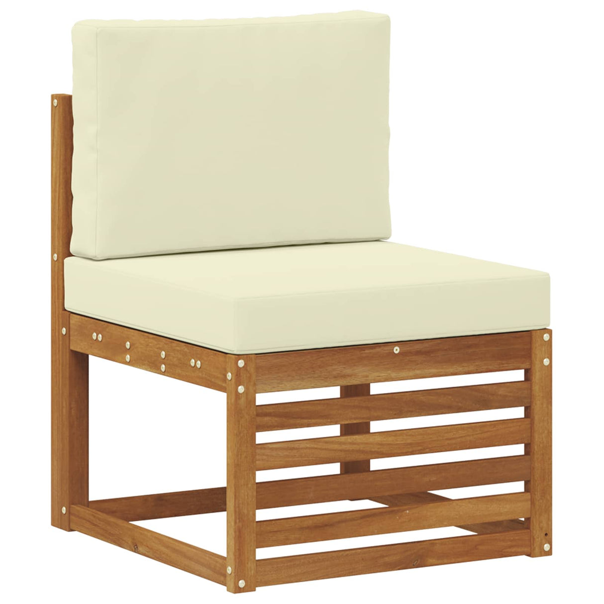 vidaXL Sofa Sets with Cushions 6 Pieces Natural and Cream