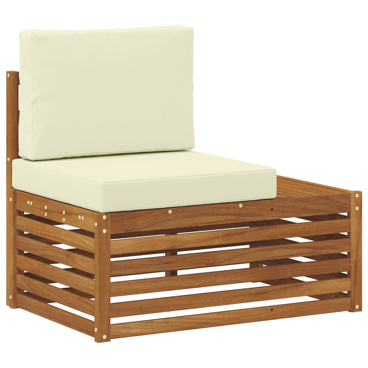 vidaXL Sofa Sets with Cushions 6 Pieces Natural and Cream