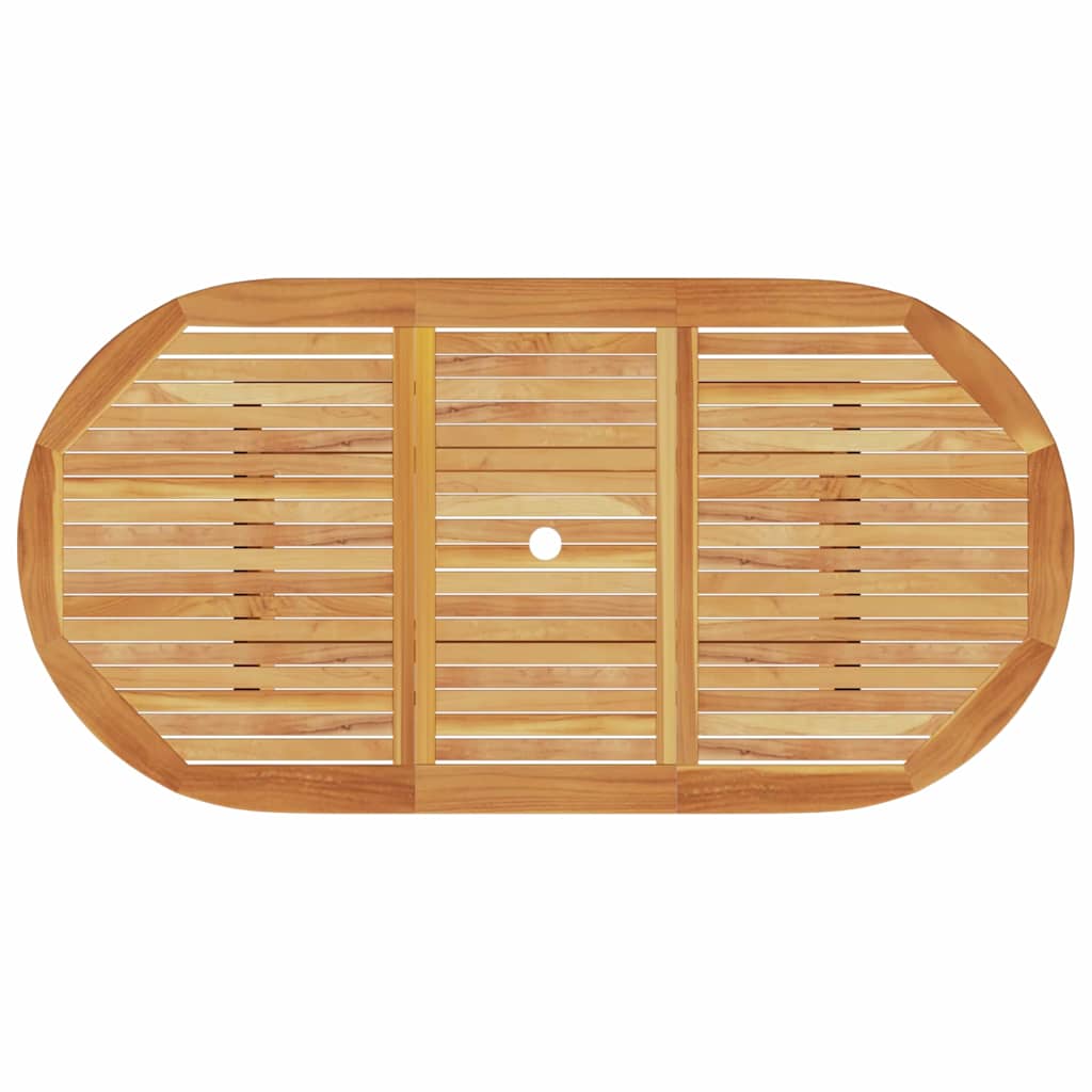 vidaXL Tuin Eettafel Set 5 pcs Bruin Massief Acacia Hout