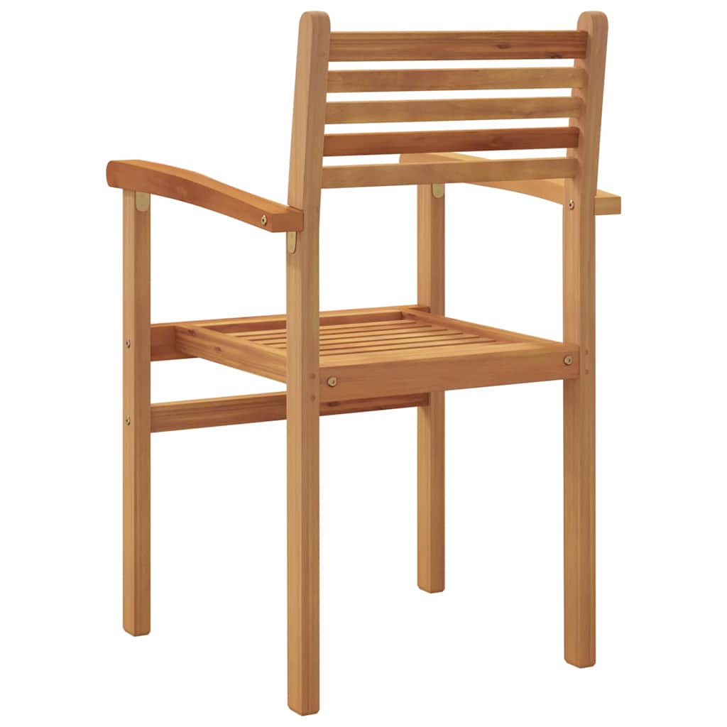 vidaXL Stoel 4 pcs Bruin 56 x 55 x 90.5 cm Massief Teakhout