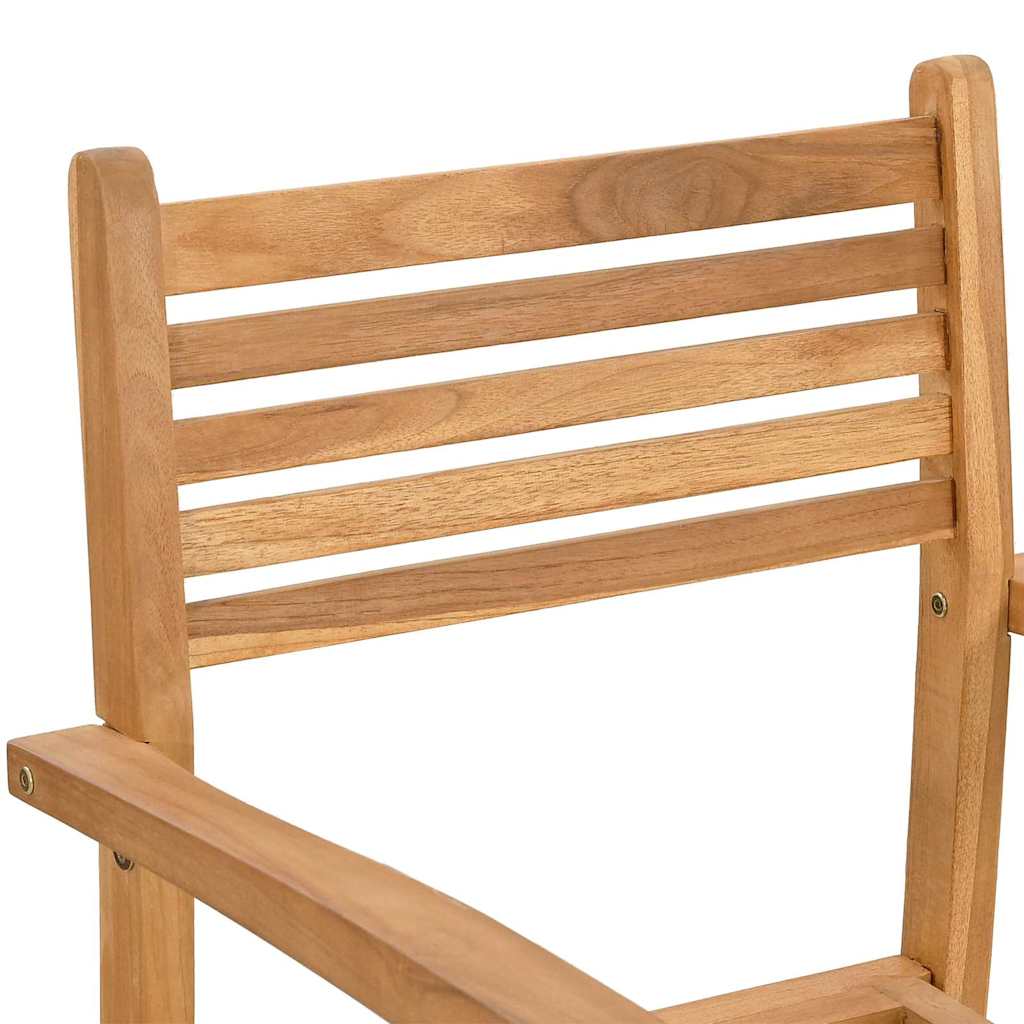 vidaXL Stoel 4 pcs Bruin 56 x 55 x 90.5 cm Massief Teakhout