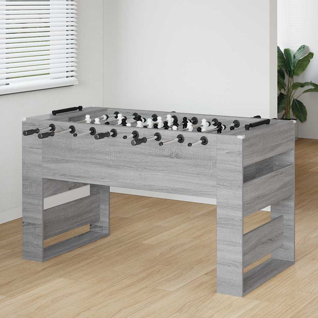 vidaXL Foosball Table White 146.5 x 74 x 85 cm Engineered Wood