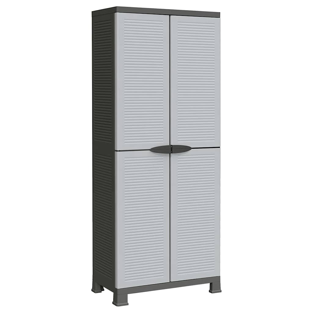vidaXL Storage Cabinet 68x39x92 cm plastic