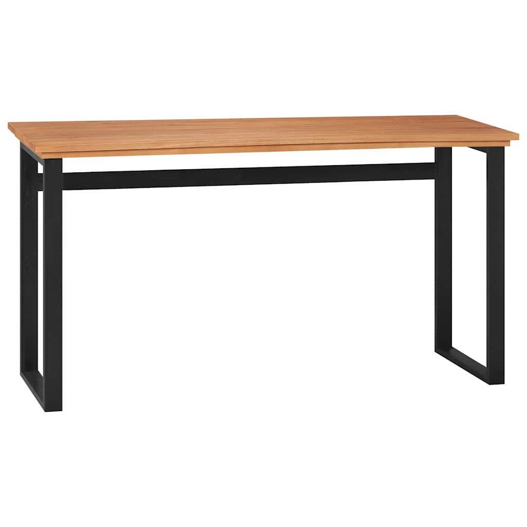 vidaXL Desk 100x45x75 cm solid teak wood