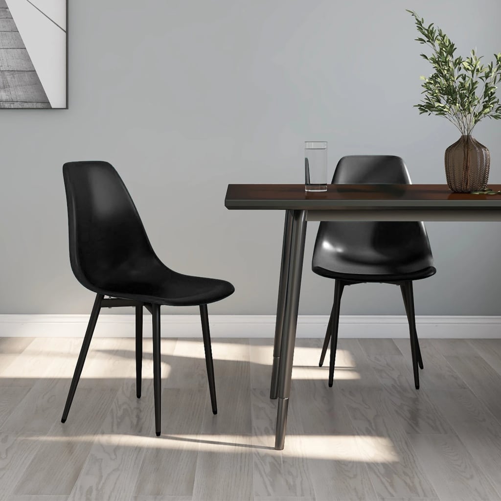 vidaXL Eetkamerstoelen 6 st PP wit