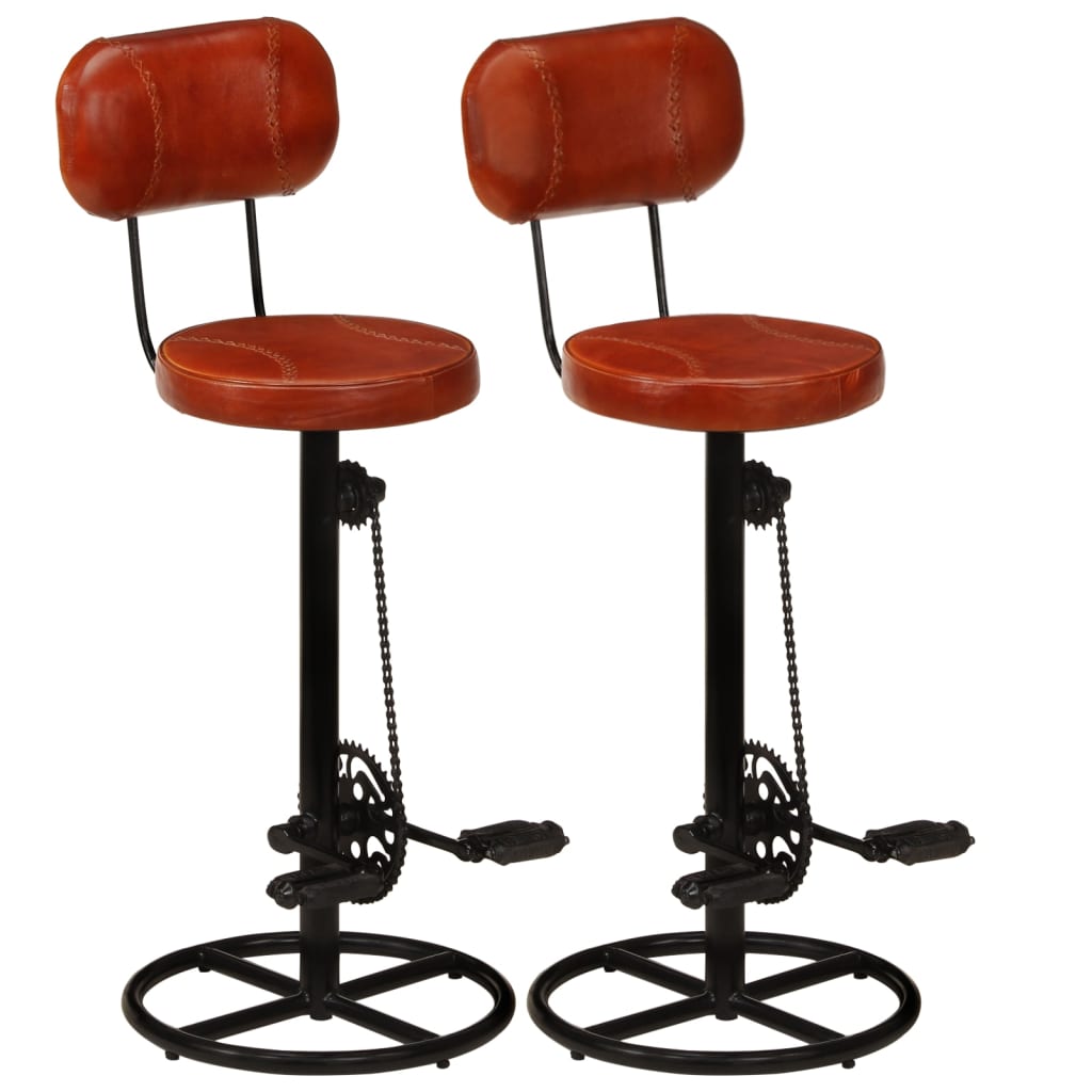 vidaXL Bar Stools 2 pcs Solid Reclaimed Wood