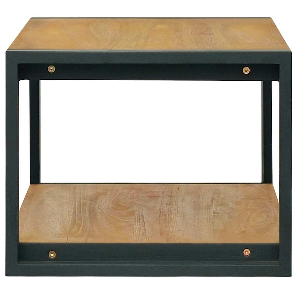 vidaXL Bathroom Wall Cabinet 45x45x35 cm Solid Teak Wood