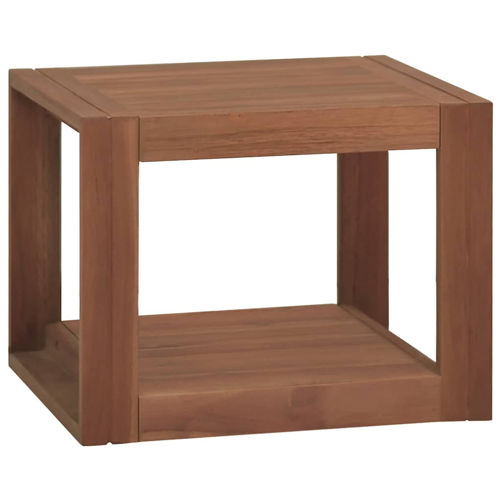vidaXL Bathroom Wall Cabinet 45x45x35 cm Solid Teak Wood