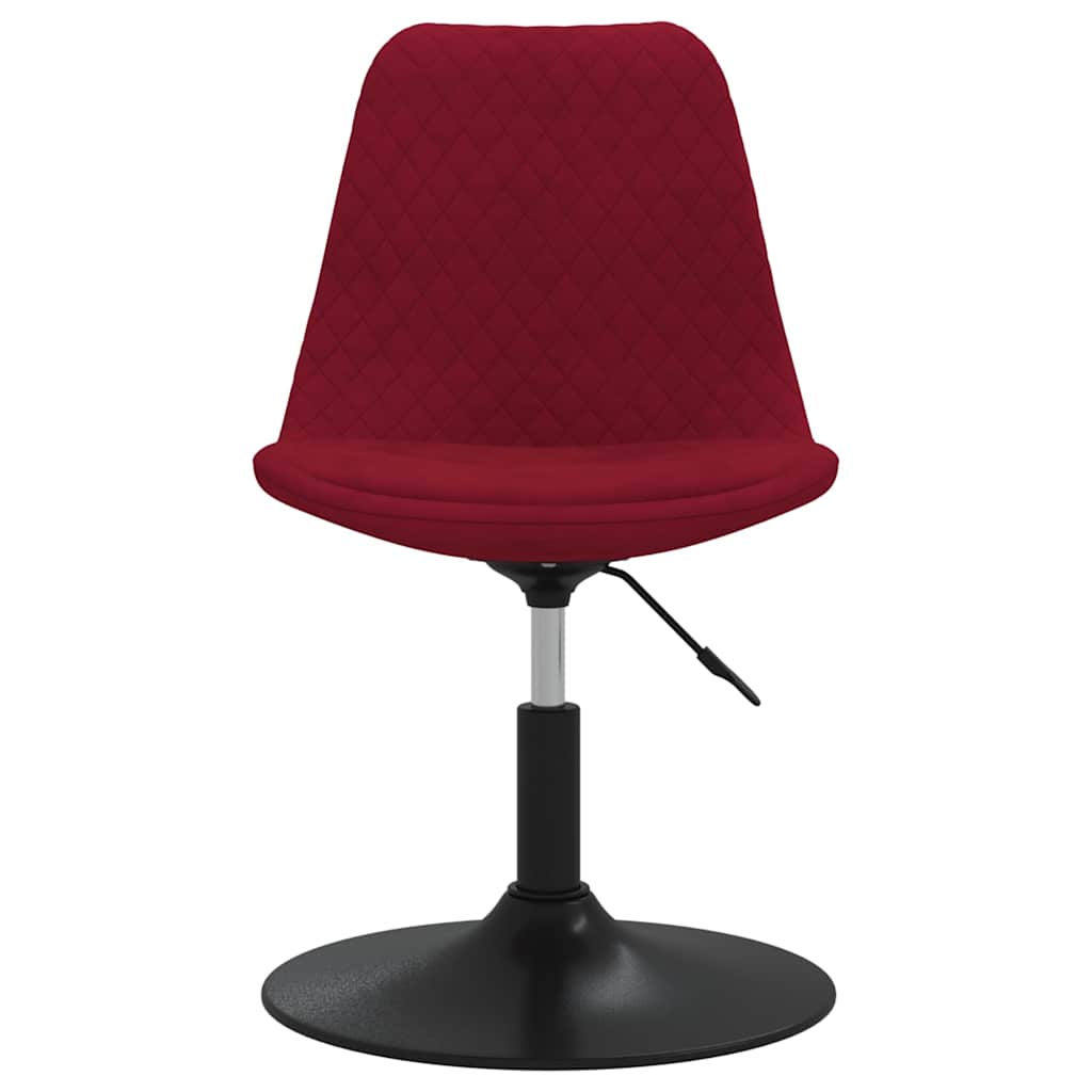 vidaXL Eetkamerstoelen draaibaar 4 st fluweel roze