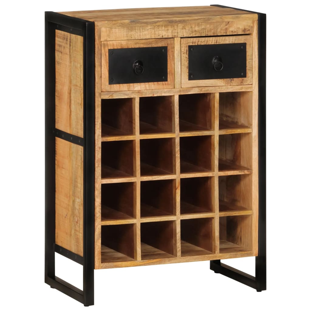 vidaXL Wine Rack for 16 Bottles Solid Reclaimed Wood