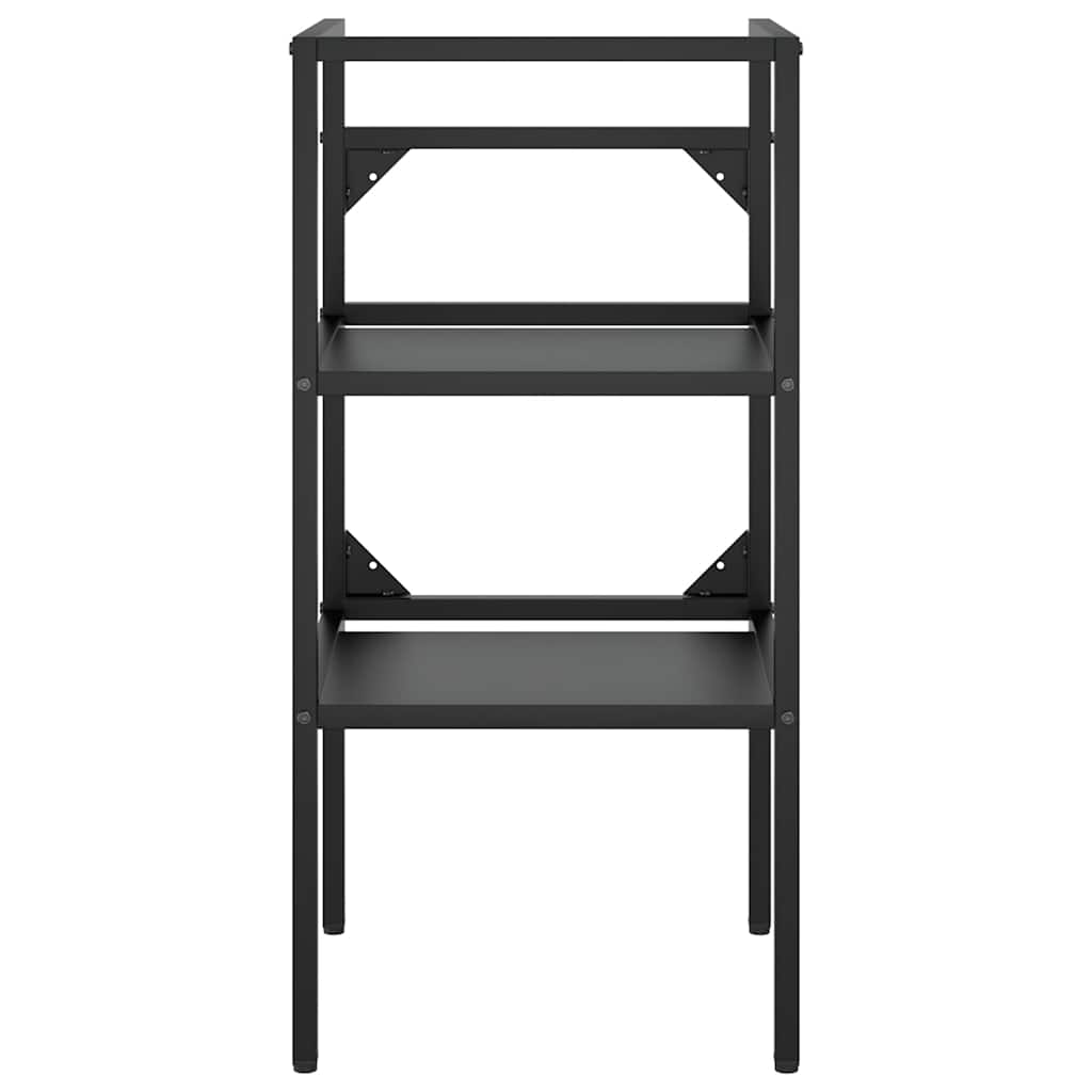 vidaXL Wastafelframe 40x38x83 cm ijzer wit