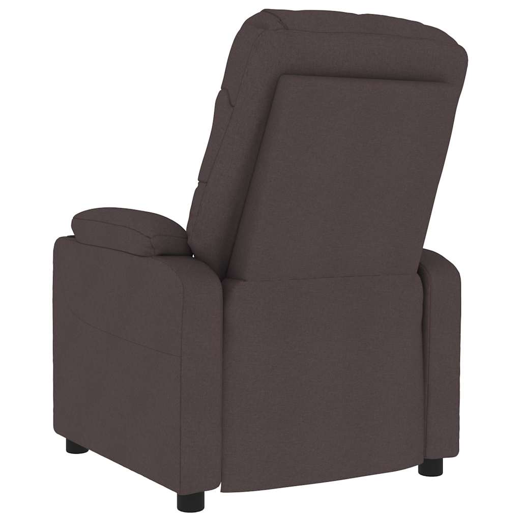 vidaXL Massagestoel stof lichtgrijs