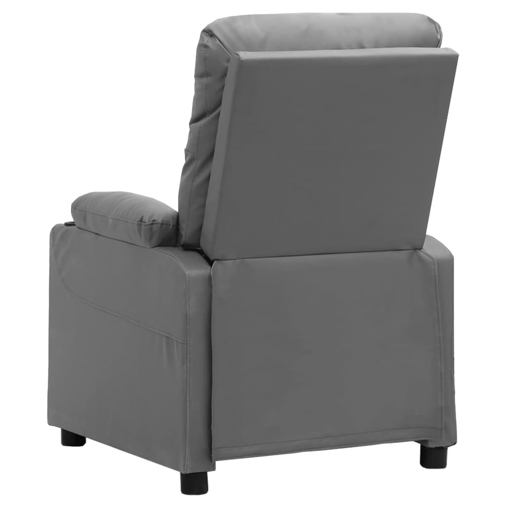 vidaXL Massagestoel kunstleer zwart