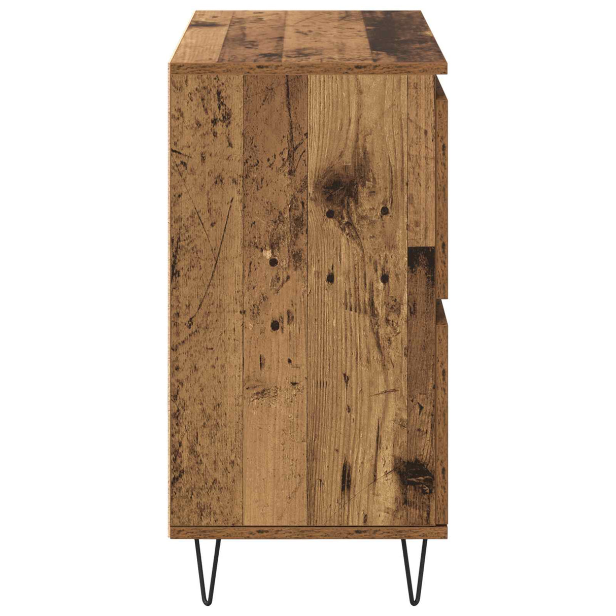 vidaXL Dressoirs 2 st bewerkt hout wit
