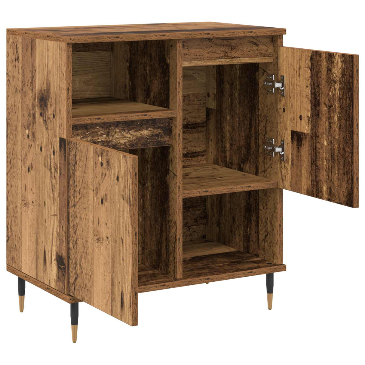 vidaXL Sideboards 2 pcs engineered wood white