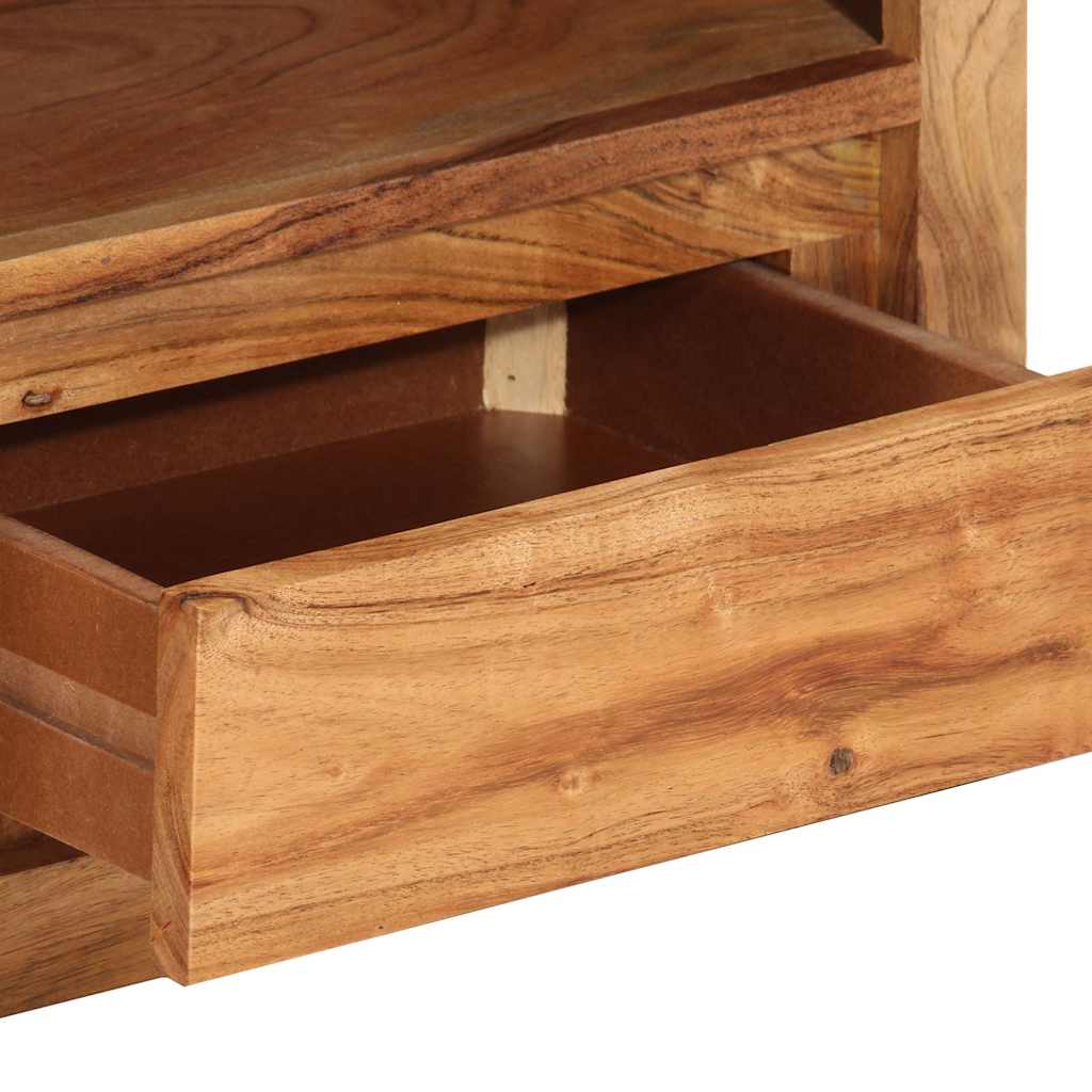 vidaXL Tv-meubels 2 st 88x30x40 cm massief acaciahout