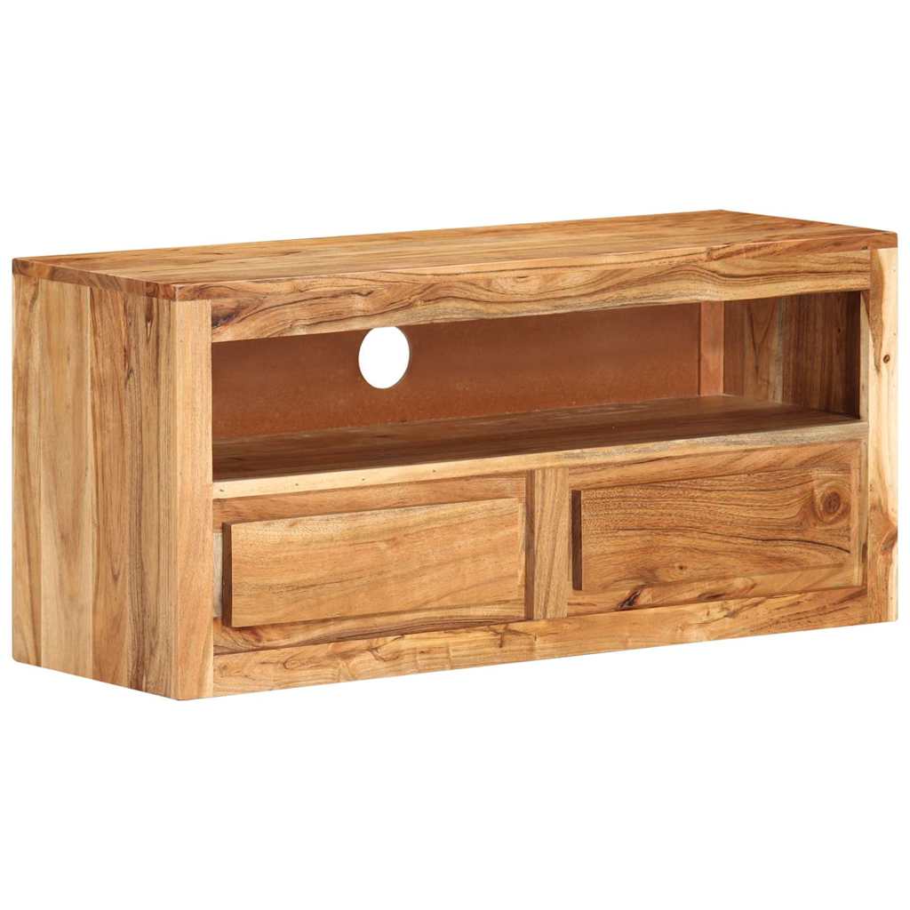 vidaXL Tv-meubels 2 st 88x30x40 cm massief acaciahout