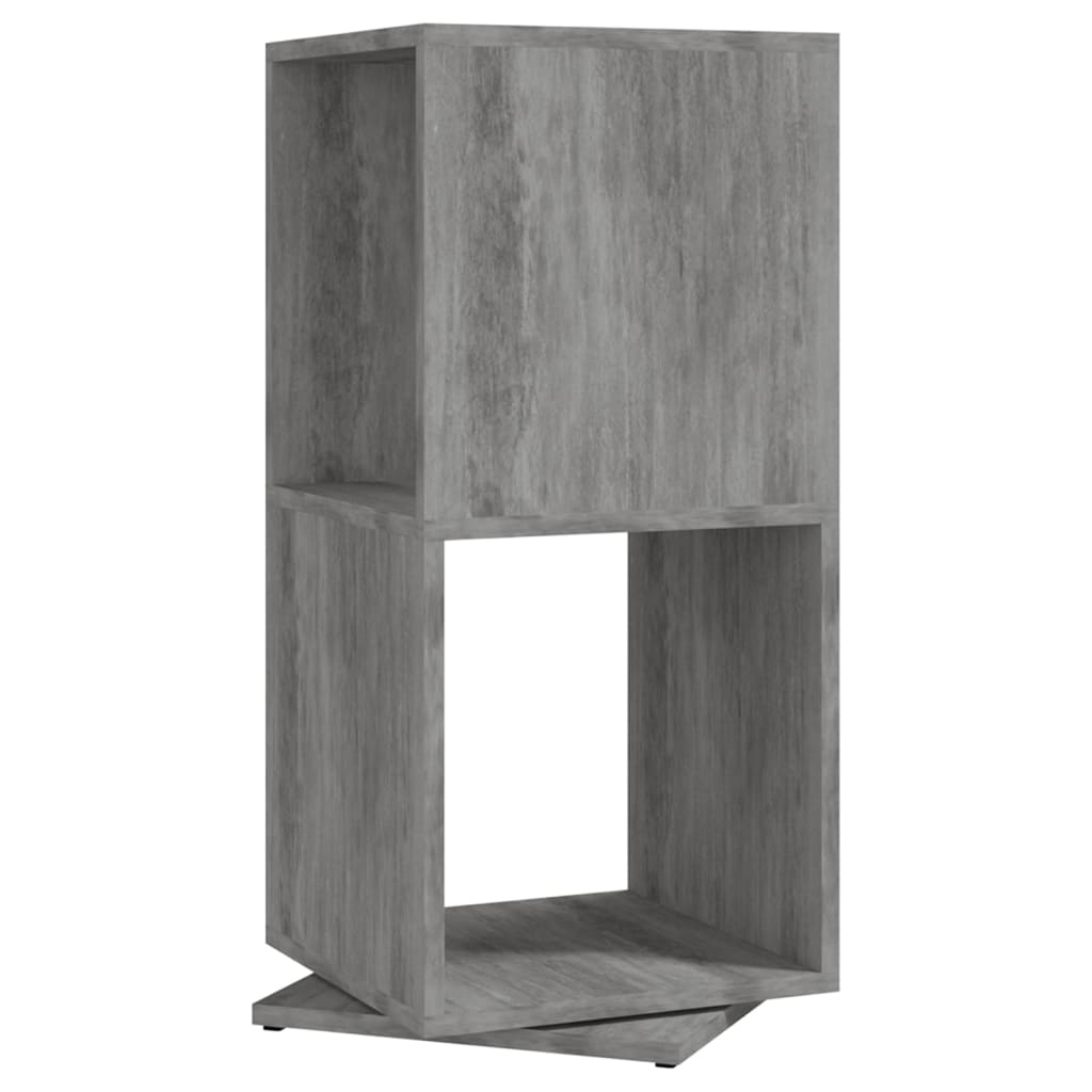 vidaXL Draaikast 34,5x34,5x75,5 cm spaanplaat wit