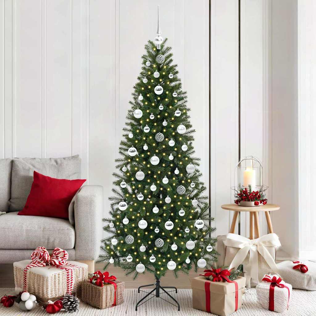vidaXL Kunstkerstboom met 150 LED met standaard Groen 120 cm PE en PVC