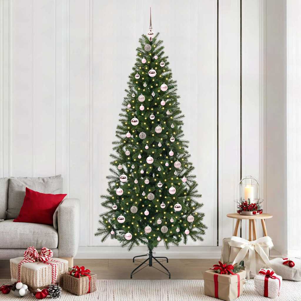 vidaXL Kunstkerstboom met 150 LED met standaard Groen 120 cm PE en PVC