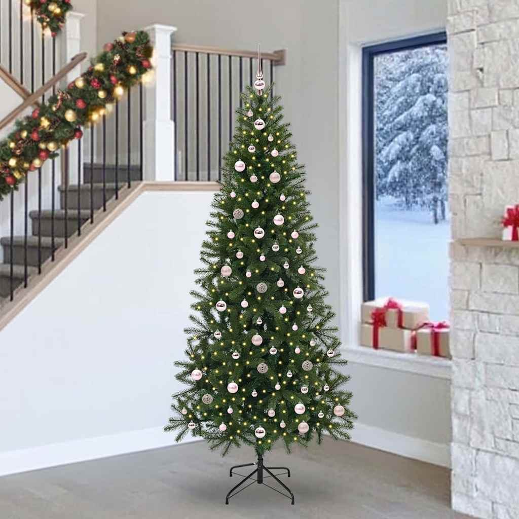 vidaXL Kunstkerstboom met 150 LED met standaard Groen 120 cm PE en PVC