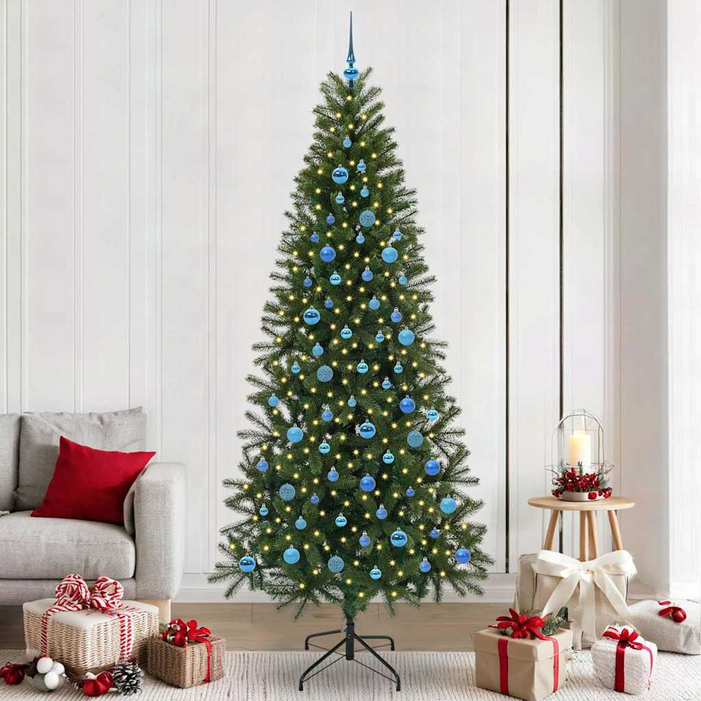 vidaXL Kunstkerstboom met 150 LED met standaard Groen 120 cm PE en PVC