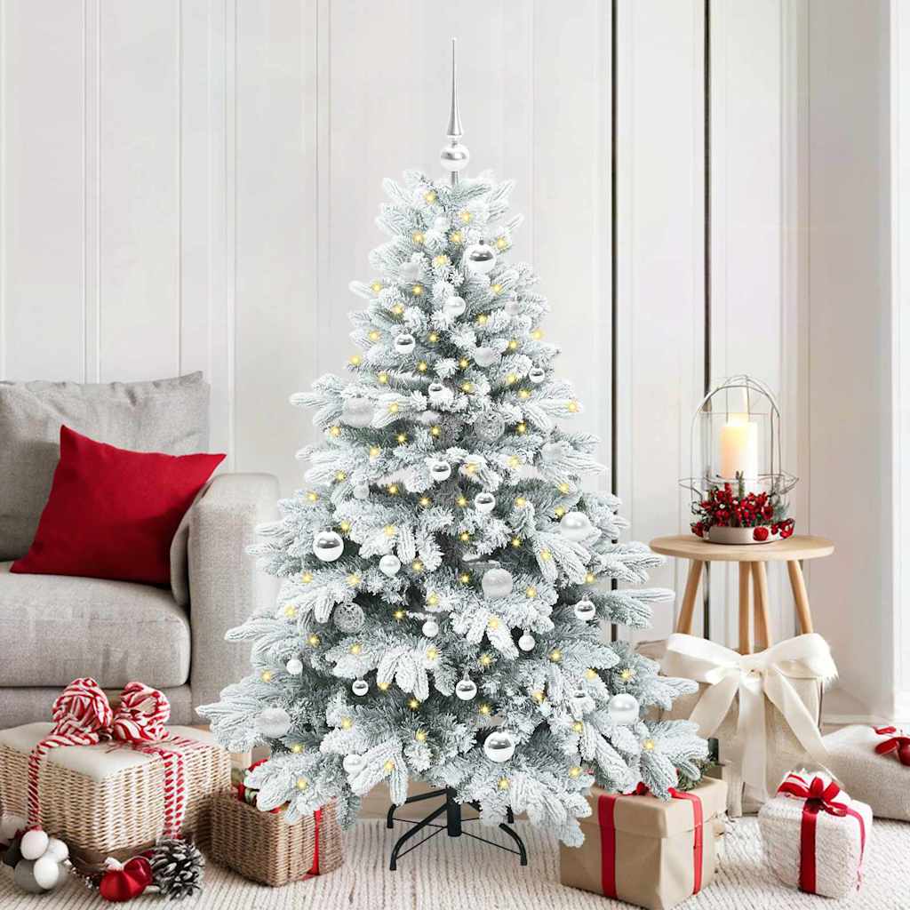 vidaXL Kunstkerstboom met 150 LED met standaard Groen 150 cm PE en PVC
