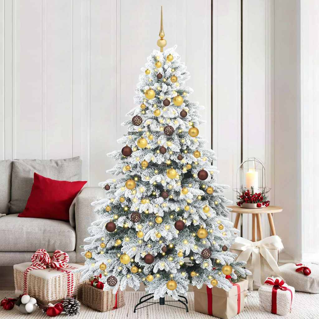 vidaXL Kunstkerstboom met 150 LED met standaard Groen 150 cm PE en PVC