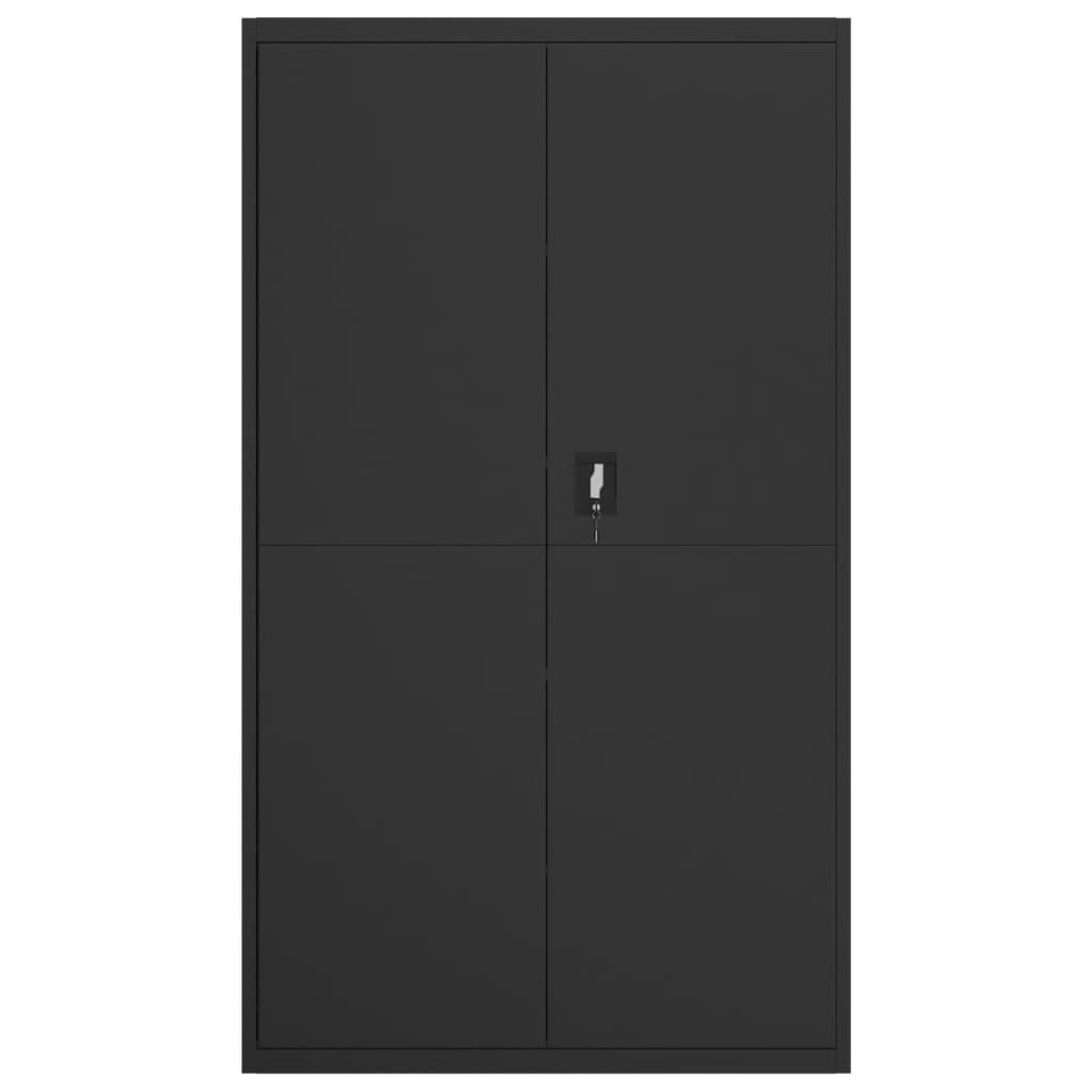 vidaXL Archiefkast 105x40x180 cm staal wit