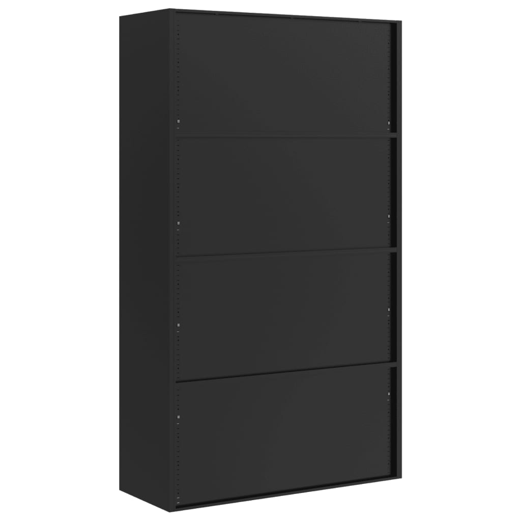 vidaXL Archiefkast 105x40x180 cm staal wit