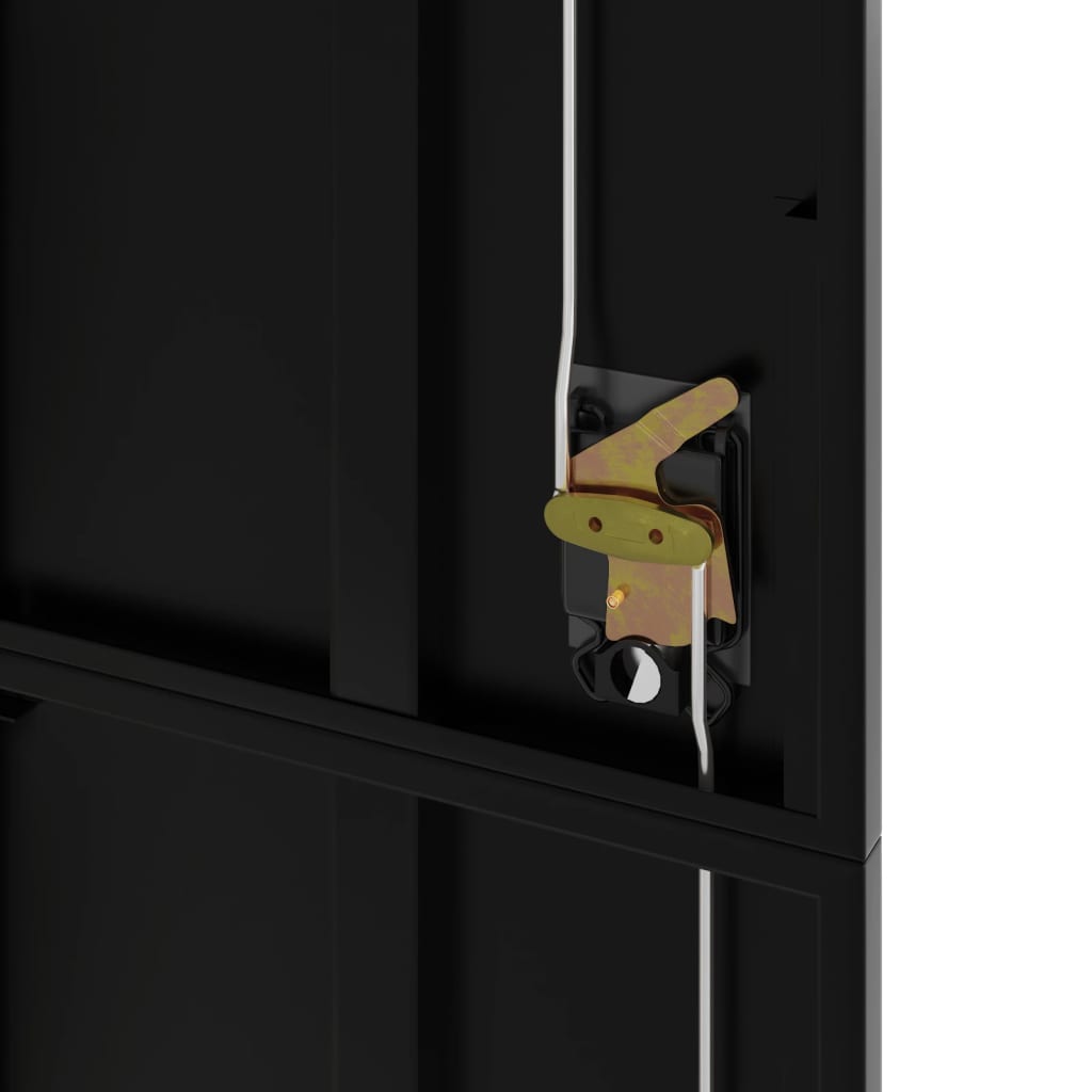 vidaXL Archiefkast 105x40x180 cm staal wit