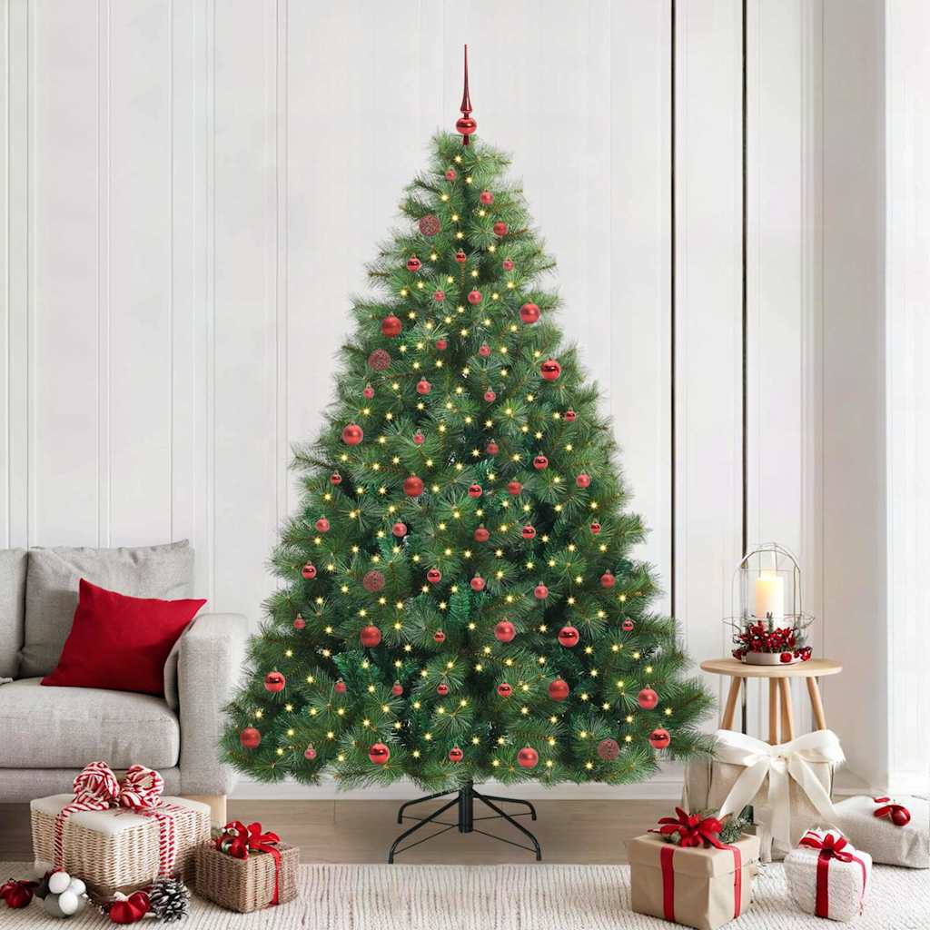 vidaXL Kunstkerstboom met 150 LED met standaard Groen 120 cm PE en PVC