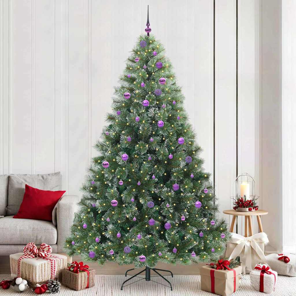 vidaXL Kunstkerstboom met 150 LED met standaard Groen 120 cm PE en PVC