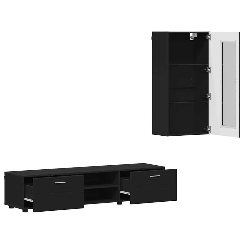 vidaXL Highboard met plank FLORIN Wit 60 x 35 x 182 cm Bewerkt hout