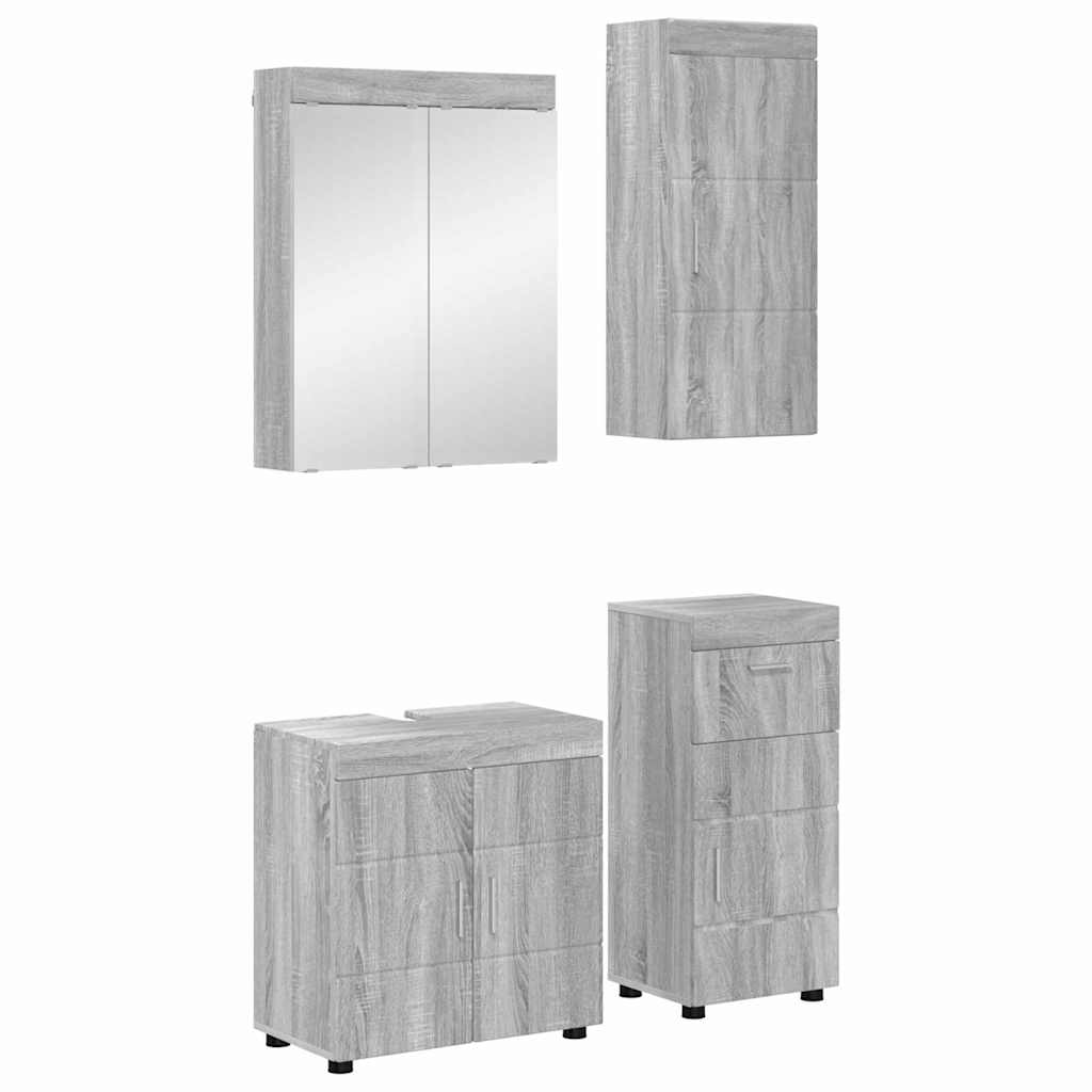 vidaXL Badkamermeubel Set TULUM 2 pcs Wit 60 x 34 x 63 cm Bewerkt hout