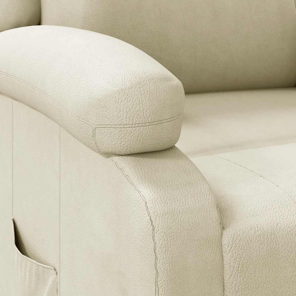 vidaXL Fauteuil verstelbaar kunstleer zwart