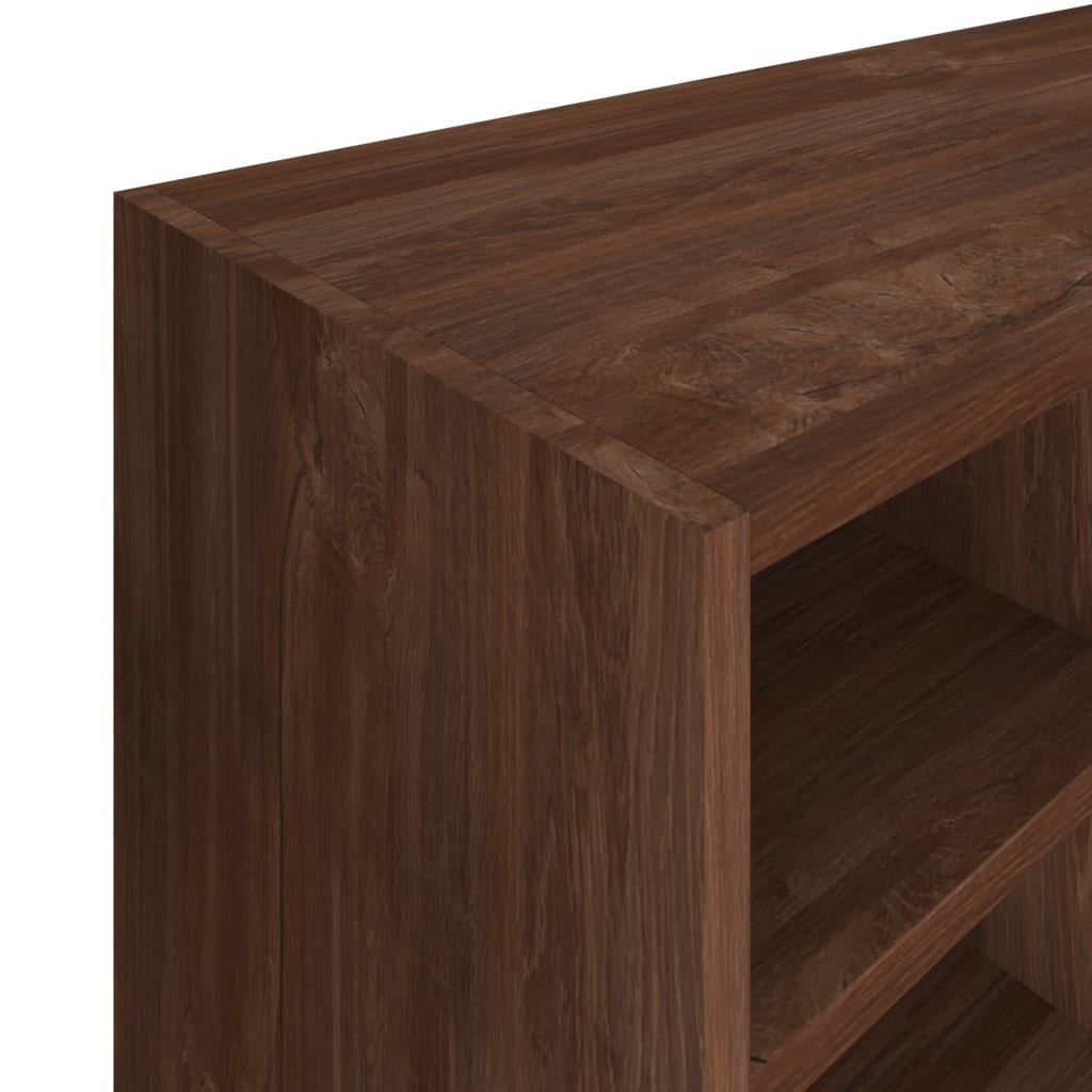 vidaXL Schoenenrek 92x30x67,5 cm bewerkt hout eikenkleurig