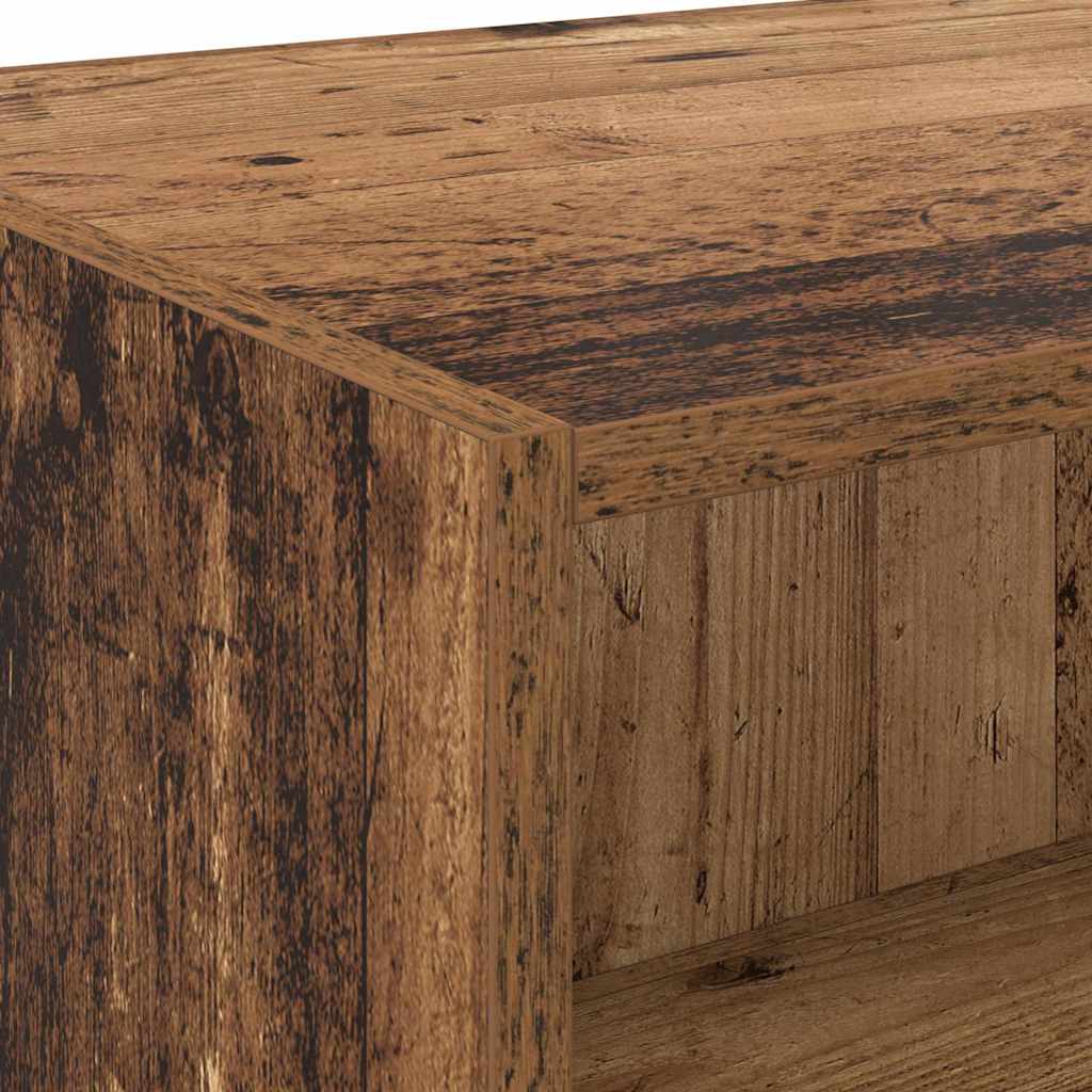 vidaXL Highboard Oud Hout 80 x 42,5 x 185 cm Bewerkt hout