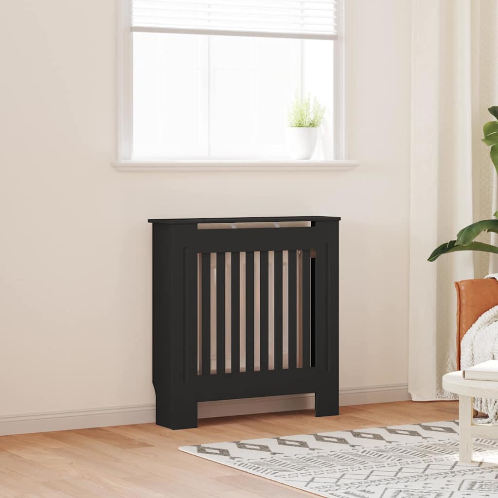 vidaXL Radiator Cover 112 cm MDF White